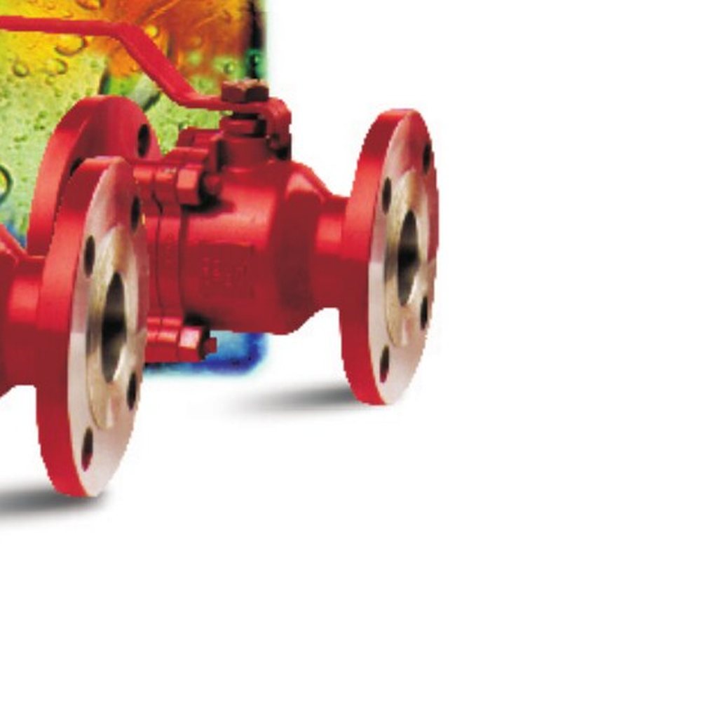AEW cast steel flanged lever-operated ball valve