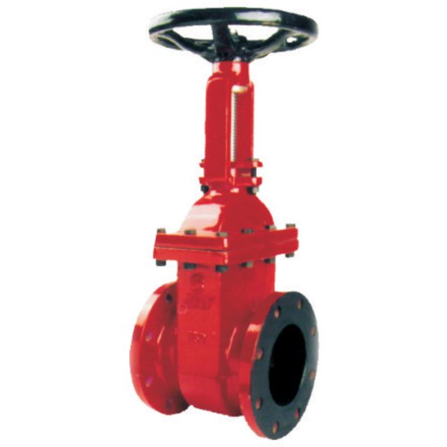 Red cast flanged OS&Y gate valve