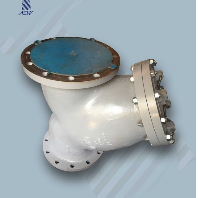 AEW cast Y-type strainer with bolted cover